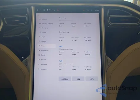 2014 Tesla Model S из США, поврежденный, VIN 5YJSA1S18EFP30457